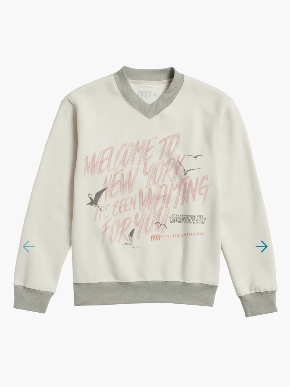 Taylor Swift 1989 “Welcome to New York” Sweater